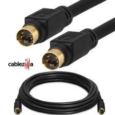 S-Video Cable Male To Male 4 Pin Gold Plated SVHS for TV DVD VCR -Multi-Pack Lot Video Cable price