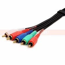 5 RCA Component Video Cable 3ft 6ft 12ft RGB HDTV DVD 5RCA Gold Plated DVD Lot Video Cable price