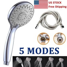 High Pressure Shower Head 5 Settings Handheld Shower Heads Spray With 5 FT Hose Shower Set price