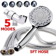 High Pressure Shower Head 5 Settings Handheld Shower Heads Spray With 5 FT Hose Shower Set price
