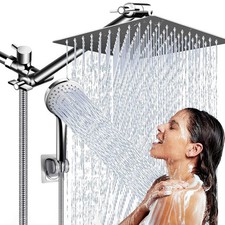 Shower Head Combo High Pressure Rain Shower Head with Handheld Spray Set Chrome Shower Set price