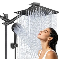 Shower Head Combo High Pressure 8"Rain Shower Head with Handheld Spray Set Black Shower Set price