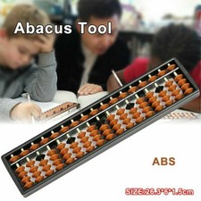 17 Rods Beads Abacus Soroban Column Math Aid Tool Ancient Chinese Calculator Abacus price