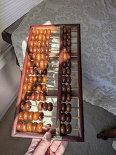 Vintage Lotus-Flower Brand Chinese Abacus 13 row 91 beads #2 Abacus price