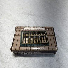 Chinese Abacus Solid Brass Beads Marble Base w/ Guide Book & Box Abacus price