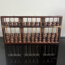 Vintage Chinese Abacus Wood, Brass south east scientific  Calculator 13 Row 91 Abacus price