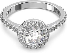 Swarovski 5642624 PRE-OWNED Women's Ring Pav? Cut, Clear Crystals Constella Swarovski Ring price