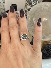 Swarovski crystal ring  size 6 Cushion Cut Cocktail Ring statement ring luxe Swarovski Ring price