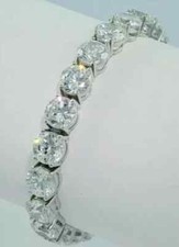 15Ct Round Cut Lab Created Diamond Tennis Bracelet 14K White Gold Plated Diamond Bracelet price