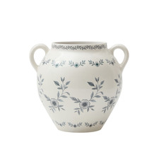 My Texas House White Double Handle Ceramic Floral Vase 8" Home Decor FREESHIP Vase price