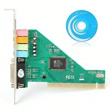 4 Channel 5.1 Surround 3D PC PCI Sound Audio Card W/Game MIDI Port Sound Card US Sound Card price