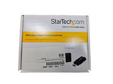 Startech USB Sound Card, 3.5mm audio adapter to USB, External ICUSBAUDIOB Sound Card price