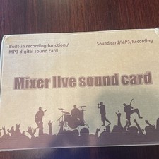 Mixer Live Sound Card Multi Function Mix Sound Card Including Microphone New Sound Card price