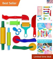 Clay and Play Dough Tools Nine Piece Set - Ages 3 & Up 9pcs Play Dough & Clay price