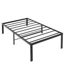 16in High Queen Bed Frame No Box Spring Needed Heavy Duty Metal Platform Bed Frame price