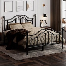 Twin Full Queen Size Bed Frame with Headboard＆Footboard 12 Inch High Bed Frame Bed Frame price