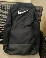 Nike Black Backpack Zip Closure Pockets Padded Adjustable Shoulder Straps Men's Backpack price
