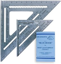 Swanson Tool Combo Speed Square Set 7 inch and 12 inch Ruler for Carpentry Set Square price