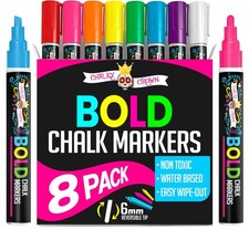 Bold Chalk Markers Liquid Chalk Dry Erase Markers for Chalkboard Whiteboard Liquid Eraser price