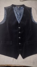 NWOT INC International Concepts Men's Black Corduroy button adjustable vest L Men's Vest price
