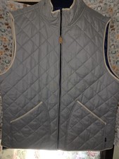 NWT Men’s Crown & Ivy Turquoise Dark Quilted Vest Size Large Zipper Men's Vest price