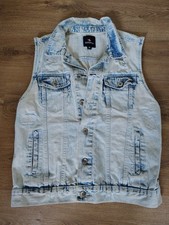 Jean Vest Medium Acid Washed Men's Vest price