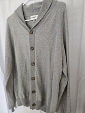 Goodfellow & Co Men's French Terry Cotton Cardigan V-Neck Button-Down, Sz M Men's Cardigans price