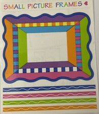 WAVEY SMALL FRAME Stickers(6pc)Mrs.Grossman's •School•Label•Picture•Cards• School Label price