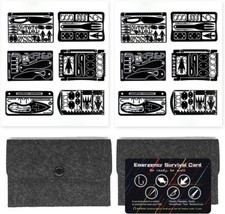 Multitool Card Emergency Camping Tool EDC Kit in Your Wallet Outdoor Hunting Wallet (Outdoor) price