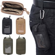 Tactical Card Holder Wallet Key Waist Bag Nylon Hiking Outdoor Belt Molle Pouch Wallet (Outdoor) price