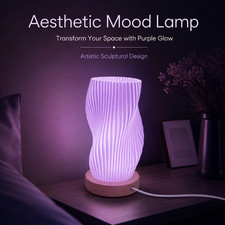 Aesthetic Spiral Mood Lamp for Bedroom, Dorm Room, Nightstand & Gift Decor Baby Room Nightstand price