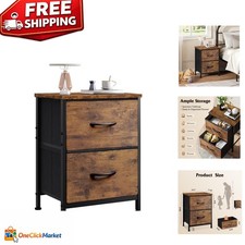 Elegant Wooden Top Nightstand with 2 Drawers - Ideal for Bedrooms & Living Rooms Baby Room Nightstand price