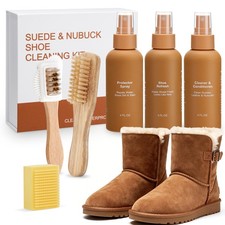 Shoe Cleaner Kit for Suede Boots, Includes Cleaner and Waterproof Protector S... Insoles & Care & Spray price
