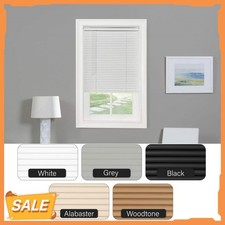 Window Blinds Mini Blind 1" Slat Vinyl Venetian Blinds - Black White Beige Gray Venetian Blind price