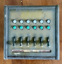 Antique Western Electric Six (6) Line Switchboard, #153103D. As Is- See Photos. Phone Switchboards price