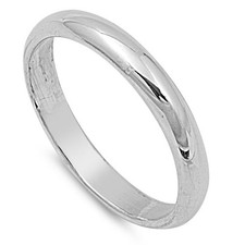 Sterling Silver Plain Band Comfort Fit Ring Solid 925 Silver Ring price