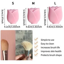 Silicone Makeup Brush Covers Reusable Dust Protector For Travel Makeup Bag price