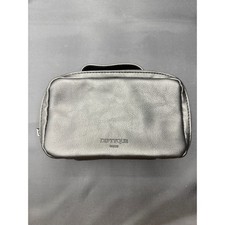 DIPTYQUE Qatar Airlines Toiletry Bag Black Pebbled Faux Leather Travel Pouch OS Makeup Bag price