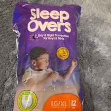 Sleep Overs Day & Night Protection Training Pants LG/XL 12 Ct Purple Unisex Baby Training Pants price