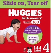 Huggies Little Movers HuggFit 360 Training Pants - Size 4 (22-37 lb) 144ct Baby Training Pants price