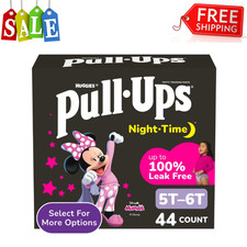 Pull-Ups Girls' Night-Time Potty Training Pants, 5T-6T (46-60 lbs), 44 Count NEW Baby Training Pants price