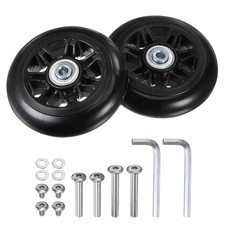 Replacement Luggage Wheels 90mm x 24mm Suitcase Wheel Repair Kits Suitcase / Luggage price