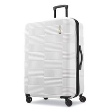 American Tourister Large Checked Luggage Suitcase 28" Hardside Spinner 8-Wheel Suitcase / Luggage price