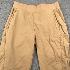 Columbia Capri Pants Womens Large Tan Nylon Stretch UPF 40 Hiking Outdoor Shorts & Capri (Outdoor) price