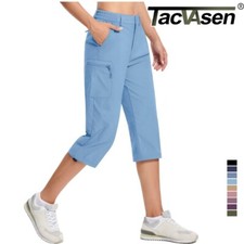 Women's Capri 3/4 Length Pants Outdoor Quick Drying Water-Resistant Cargo Shorts Shorts & Capri (Outdoor) price