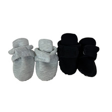 HsdsBebe Non-Slip Baby Booties Adjustable Unisex Cotton Set of 2 Baby Booties price