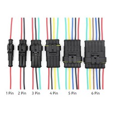 1/2/3/4/5/6 Pin Wiring Harness Waterproof Plug Car Connector Sealed Male/Female Connector price