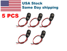 5PCS 9V 15cm Battery Connector T Type Clip Plug Wire Cord Leads 9 Volt Connector price