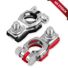 2 NEW Car Battery Terminal Connector Post Positive Negative Heavy Duty Universal Connector price