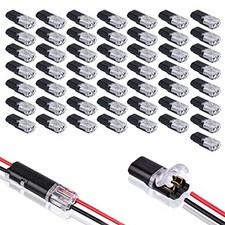 50 PCS Double-Wire Plug-in Connector with Locking Buckle, Pluggable Connectors Connector price